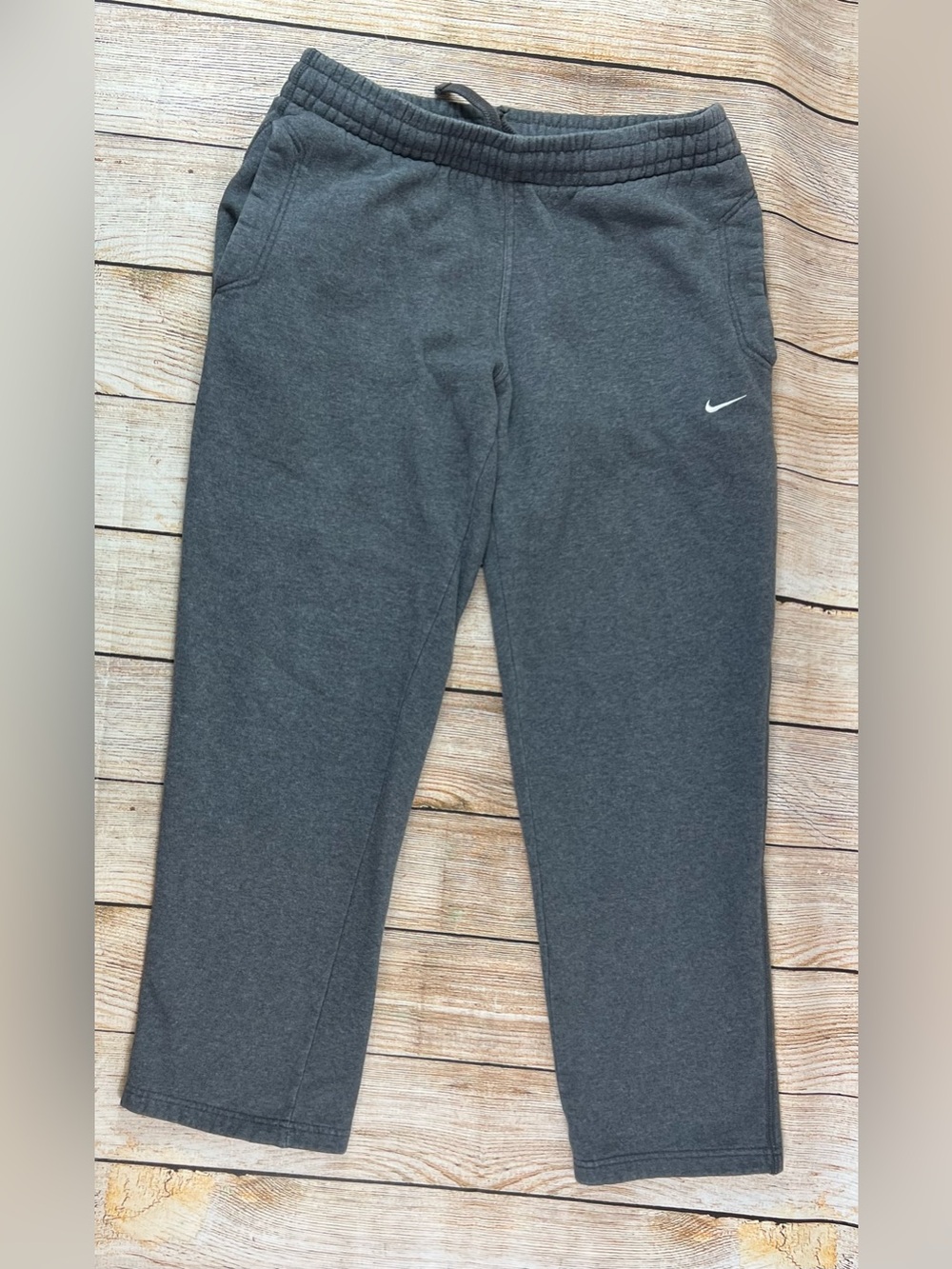 Mens Nike Grey Fleece Sweatpants Size Small